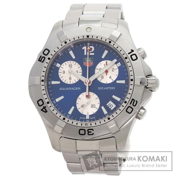 TAG HEUER タグホイヤー CAF1112 アクアレーサー クロノグラフ 腕時計  ステンレス...