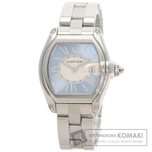 CARTIER カルティエ W62053V3 ロードスター ブルー 世界2500本限定 腕時計 ステンレススチール SSxK18YG レディース 中古