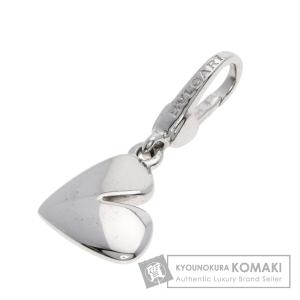 BVLGARI ブルガリ クオーレ ハート チャーム ペンダントトップ K18ホワイトゴールド レディース 中古