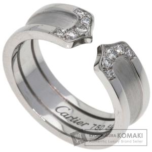 CARTIER カルティエ C2リング ダイヤモンド SM #54 リング・指輪 K18ホワイトゴールド レディース 中古