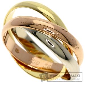 CARTIER カルティエ トリニティ #56 リング・指輪 K18イエローゴールド レディース 中古