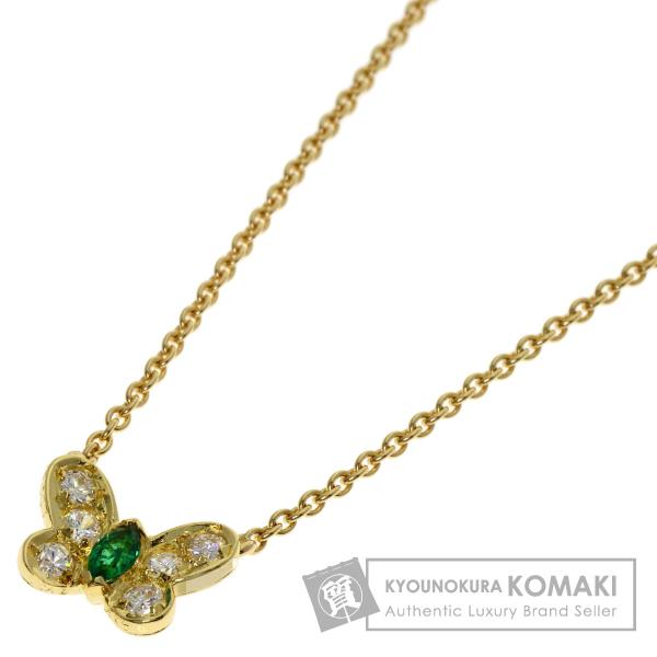 Van Cleef &amp; Arpels ヴァンクリーフ＆アーペル パピヨン エメラルド ダイヤモンド ...