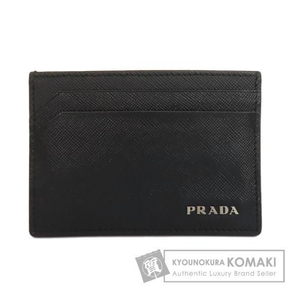 PRADA プラダ 2M1149 ロゴ カードケース サフィアーノ レディース 中古