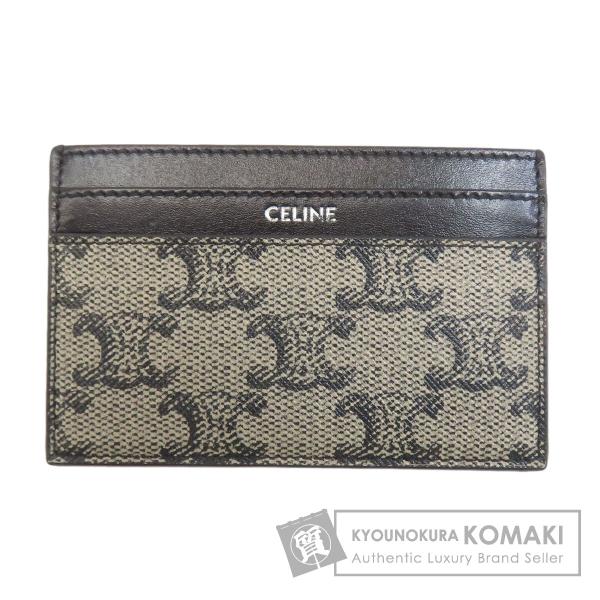 CELINE セリーヌ トリオンフ カードケース PVC レディース 中古