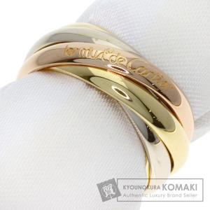 CARTIER カルティエ トリニティ 5連 #48 リング・指輪 K18イエローゴールド レディース 中古