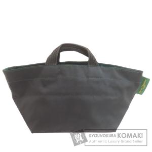 Herve Chapelier エルベ・シャプリエ 舟形トート ハンドバッグ ナイロン素材 レディース 中古