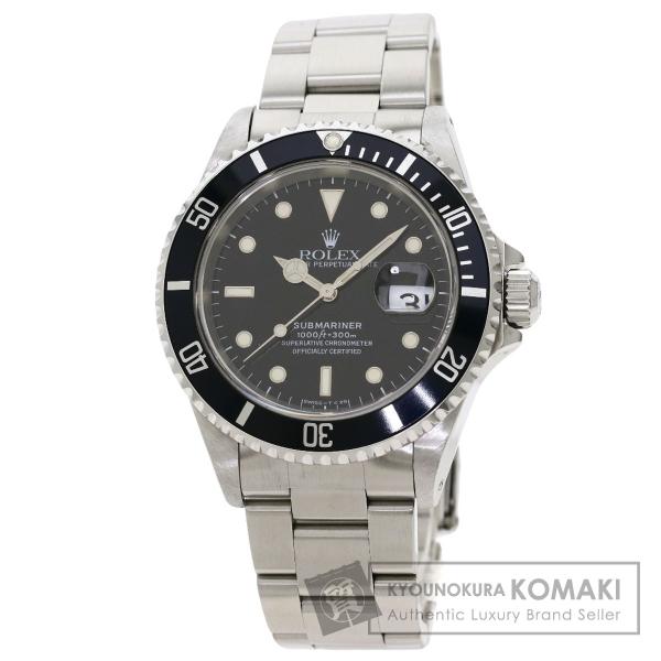 ROLEX ロレックス 16610 サブマリーナ デイト  腕時計  ステンレススチール SS メン...