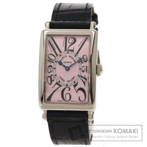 FRANCK MULLER フランクミュラー 952QZ ロングアイランド 腕時計  K18ホワイトゴールド 革 メンズ  中古｜kyounokura