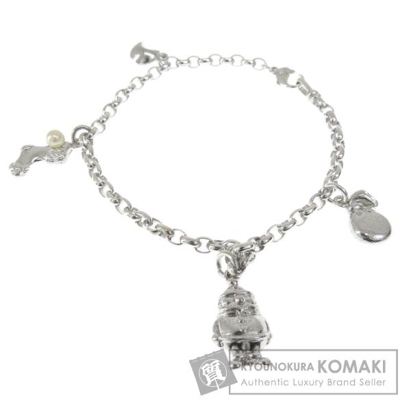 MIKIMOTO ミキモト パール 真珠 ブレスレット シルバー レディース 中古