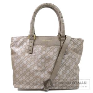 GHERARDINI ゲラルディーニ ロゴモチーフ ソフティ 2WAY ハンドバッグ ナイロン素材 レディース 中古