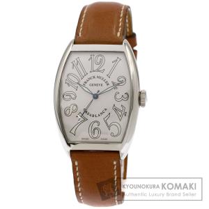 FRANCK MULLER フランクミュラー 6850MC カサブランカ  腕時計  ステンレススチール 革 メンズ  中古｜kyounokura