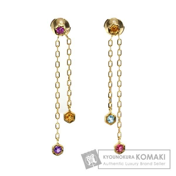 PIAGET ピアジェ マジックガーデン ピアス K18イエローゴールド レディース 中古