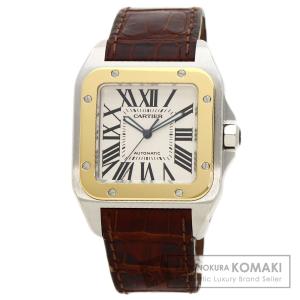 CARTIER カルティエ W20077X7 サントス100 LM 100周年モデル 腕時計  ステ...