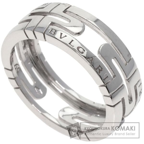 BVLGARI パレンテシ オープンワーク スモール #59 リング・指輪 K18ホワイトゴールド ...