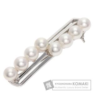 MIKIMOTO ミキモト アコヤパール 真珠 ブローチ K14ホワイトゴールド レディース 中古