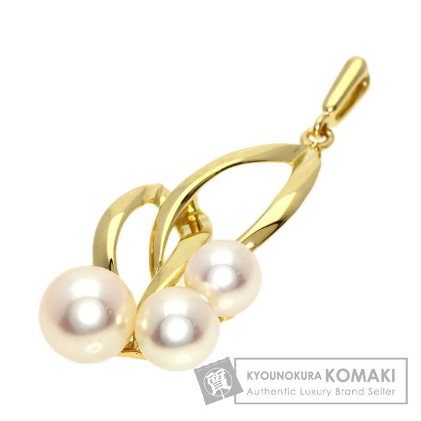 MIKIMOTO パール ペンダントトップ K18イエローゴールド レディース 中古 ミキモト 真珠