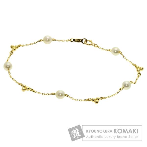 MIKIMOTO アコヤパール ブレスレット K18イエローゴールド レディース 中古 ミキモト 真...