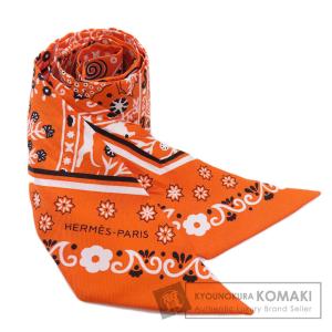 HERMES エルメス ツイリー スカーフ シルク レディース 中古｜kyounokura