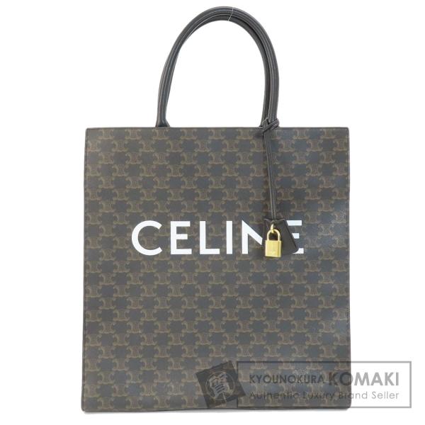 CELINE セリーヌ トリオンフ トートバッグ PVC レディース 中古