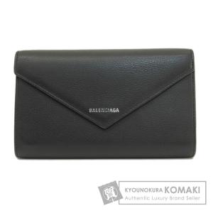 BALENCIAGA バレンシアガ ラウンドファスナー 長財布（小銭入れあり） レザー レディース 中古｜kyounokura