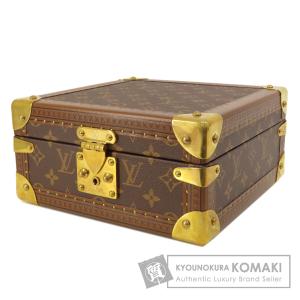 LOUIS VUITTON ルイヴィトン M10171 コフレ・ジュワイアリー モノグラム ブルーラグーン アクセサリーケース モノグラムキャンバス レディース 中古｜kyounokura