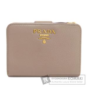 PRADA プラダ 1ML018 ロゴ 二つ折り財布（小銭入れあり） レザー レディース 中古