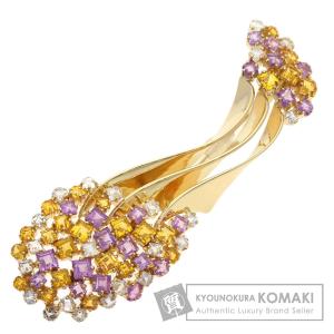 IKEDA KEIKO 池田啓子 トルマリン サファイア ダイヤモンド 帯留め  