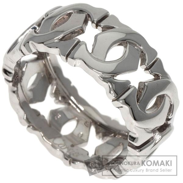 CARTIER カルティエ アントルラセ #50 リング・指輪 K18ホワイトゴールド レディース ...