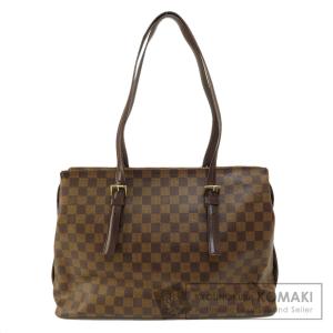 LOUIS VUITTON ルイヴィトン N51119 チェルシー ダミエ エベヌ トートバッグ ダミエキャンバス レディース 中古｜kyounokura