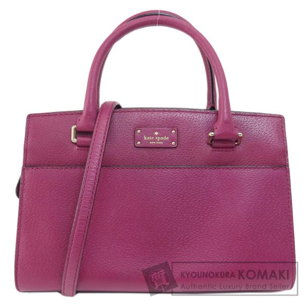 kate spade ケイトスペード 2WAY ハンドバッグ レザー レディース 中古