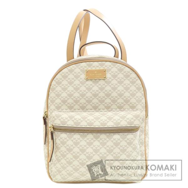 kate spade ケイトスペード ロゴ 2WAY リュック・デイパック PVC レディース 中古