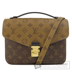 LOUIS VUITTON ルイヴィトン M44876 ポシェットメティスMM ハンドバッグ モノグラムリバース レディース 中古｜kyounokura