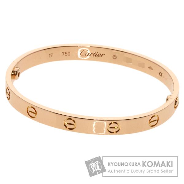 CARTIER カルティエ ラブブレス ドライバー無し #17 ブレスレット K18ピンクゴールド ...