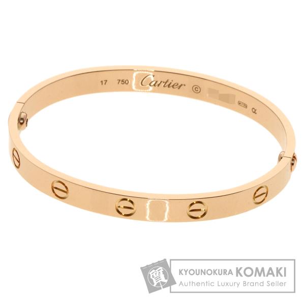 CARTIER カルティエ ラブブレス ドライバー無し #17 ブレスレット K18ピンクゴールド ...