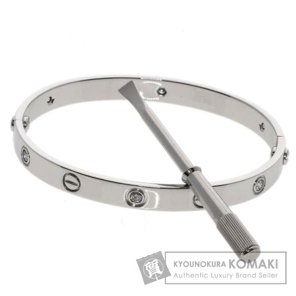 CARTIER カルティエ ラブブレス ハーフ ダイヤモンド ドライバー付 #17 ブレスレット K...