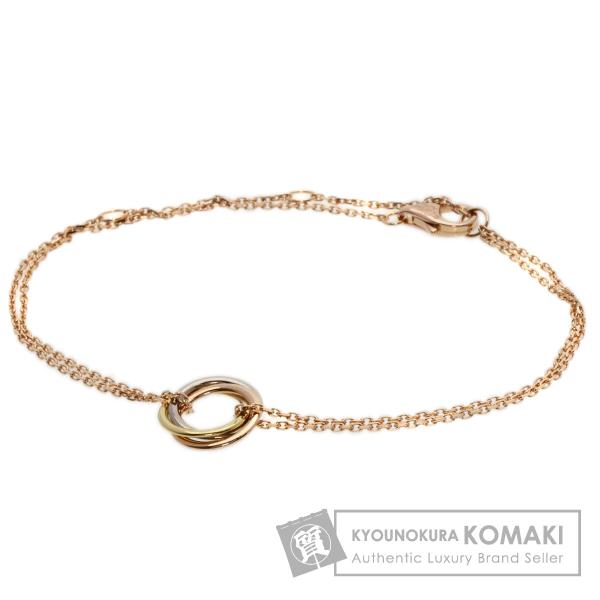 CARTIER カルティエ トリニティ ブレスレット K18イエローゴールド レディース 中古