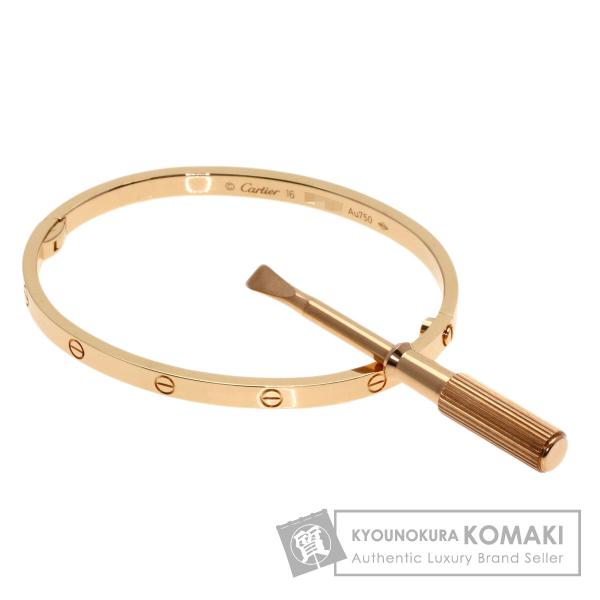 CARTIER カルティエ ラブブレス スモールモデル ドライバー付き #16 ブレスレット K18...