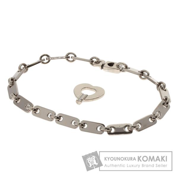 CARTIER カルティエ フィディリティ  ハートキー付き ブレスレット K18ホワイトゴールド ...