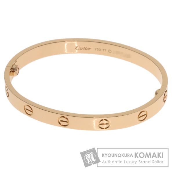 CARTIER カルティエ ラブブレス #17 ブレスレット K18ピンクゴールド レディース 中古