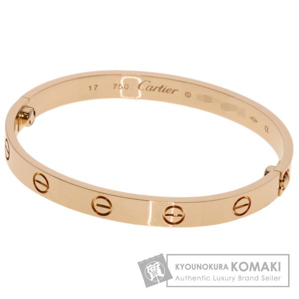 CARTIER カルティエ ラブブレス #17 ドライバー無し ブレスレット K18ピンクゴールド ...