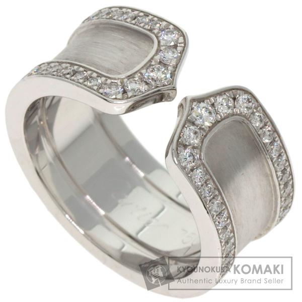CARTIER カルティエ C2 LM エッジ ダイヤモンド #50 リング・指輪 K18ホワイトゴ...