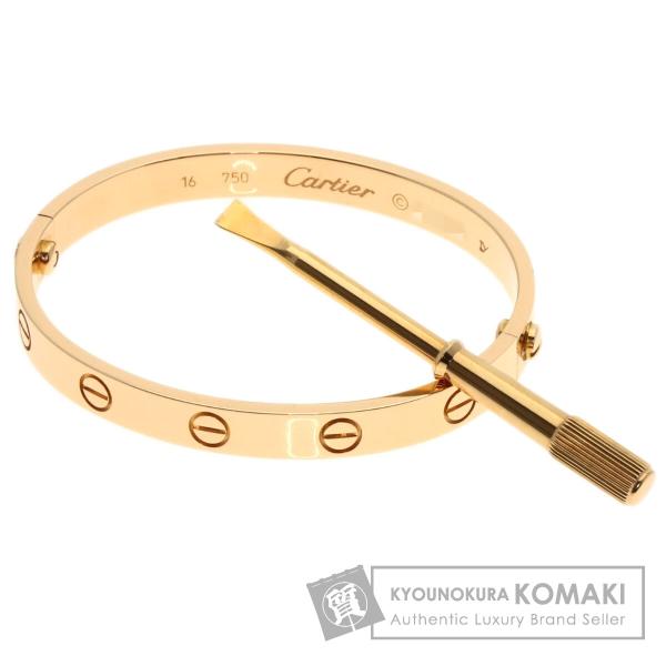 CARTIER カルティエ ラブブレス #16 ドライバー付 ブレスレット K18ピンクゴールド レ...