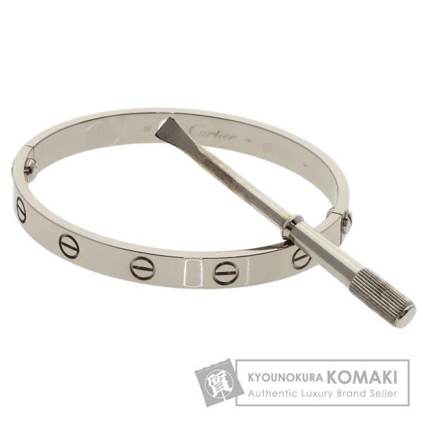 CARTIER カルティエ ラブブレス ドライバー付き #16 ブレスレット K18ホワイトゴールド...