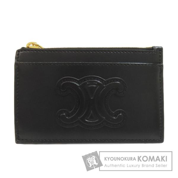 CELINE セリーヌ トリオンフ コインケース レザー レディース 中古