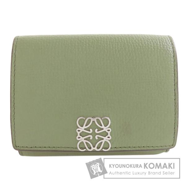 LOEWE ロエベ コンパクト財布 二つ折り財布（小銭入れあり） レザー レディース 中古
