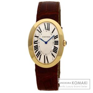 CARTIER カルティエ W8000013 ベニュワール LM 腕時計 K18イエローゴールド クロコダイル メンズ 中古