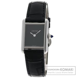 CARTIER カルティエ WSTA0071 タンクマスト ドゥカルティエ SM 腕時計 ステンレススチール アリゲーター レディース 中古