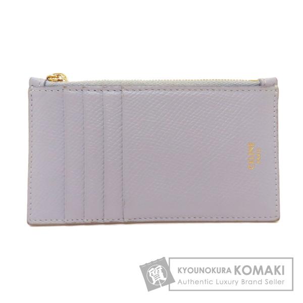 CELINE セリーヌ ロゴ カードケース レザー レディース 中古