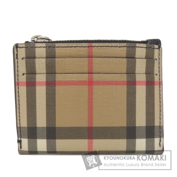 BURBERRY バーバリー バーバリーチェック カードケース PVC レディース 中古