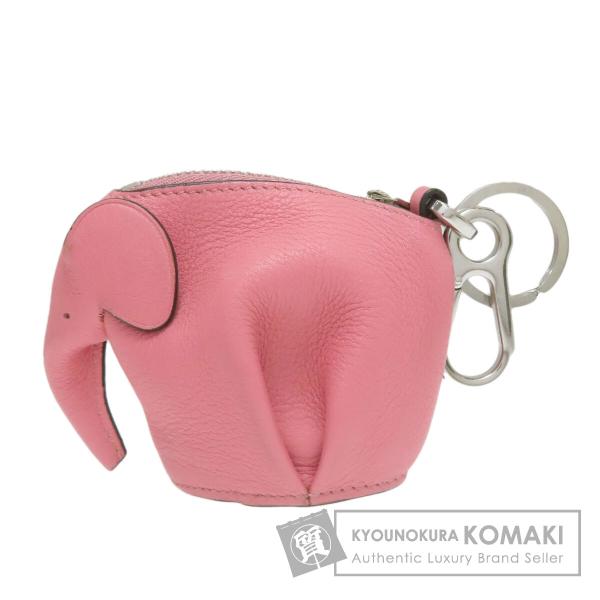 LOEWE ロエベ ゾウモチーフ キーホルダー レザー レディース 中古